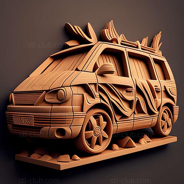 3D модель Volkswagen Sharan (STL)